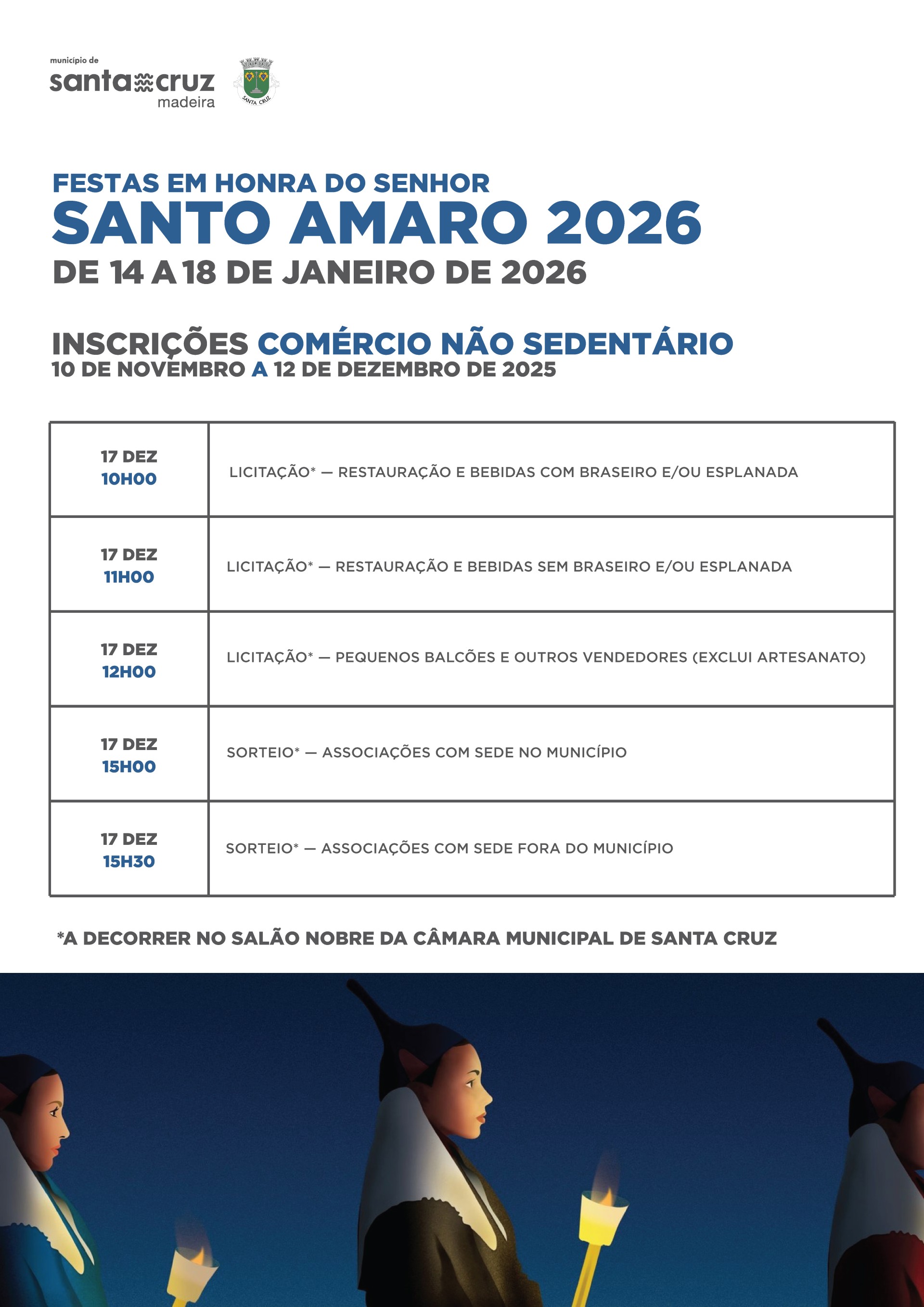 thumbnail Inscrições comércio não sedentário santo amaro 2026